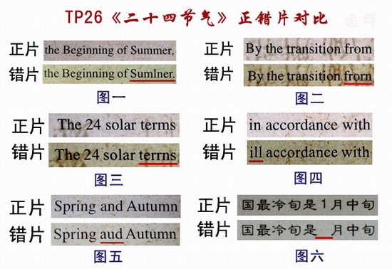 TP26《二十四節(jié)氣》正錯片對比